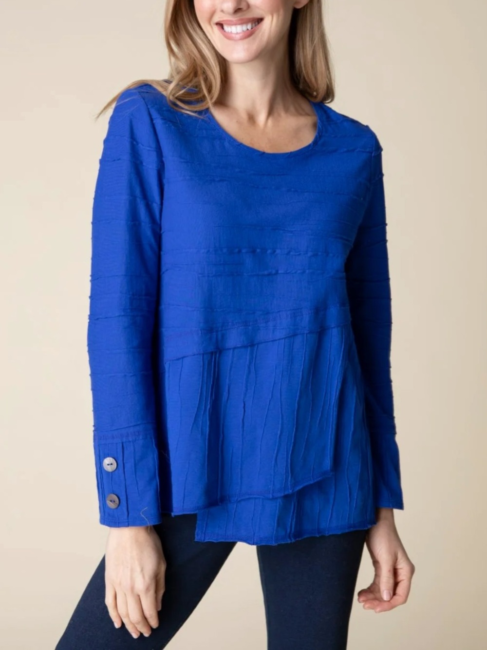 Habitat Steady Stream Blue Overlay Tunic